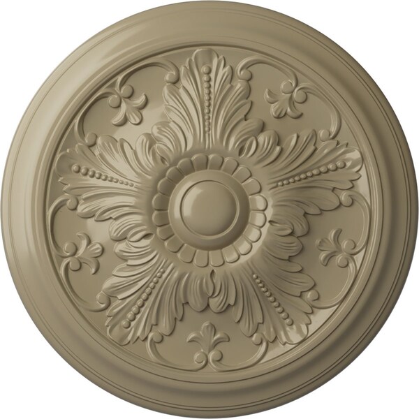 Ekena Millwork Vienna Ceiling Medallion (Fits Canopies up to 3 1/4"), Hand-Painted Gobi Desert, 16 7/8"OD x 5/8"P CM17VIGDF - main